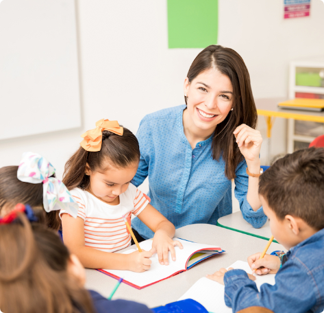 Therapist working with young child